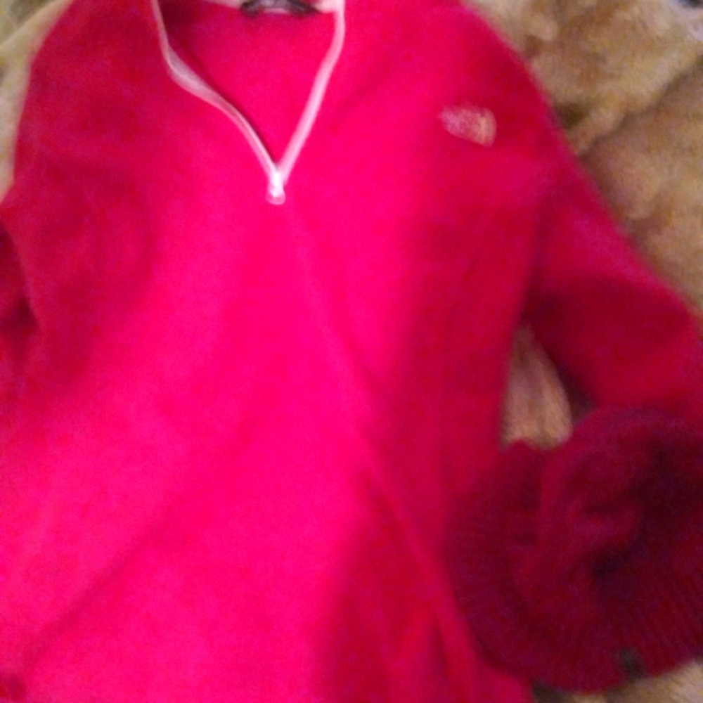 North face fleece matching beanie